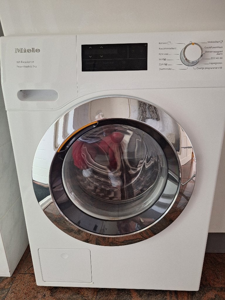 Wasmachine, Ophalen, 1200 tot 1600 toeren, Gebruikt, 8 tot 10 kg