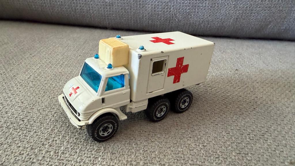 Vintage Matchbox Ambulance Speelgoedauto, Verzamelen, Speelgoed, Gebruikt, Ophalen of Verzenden