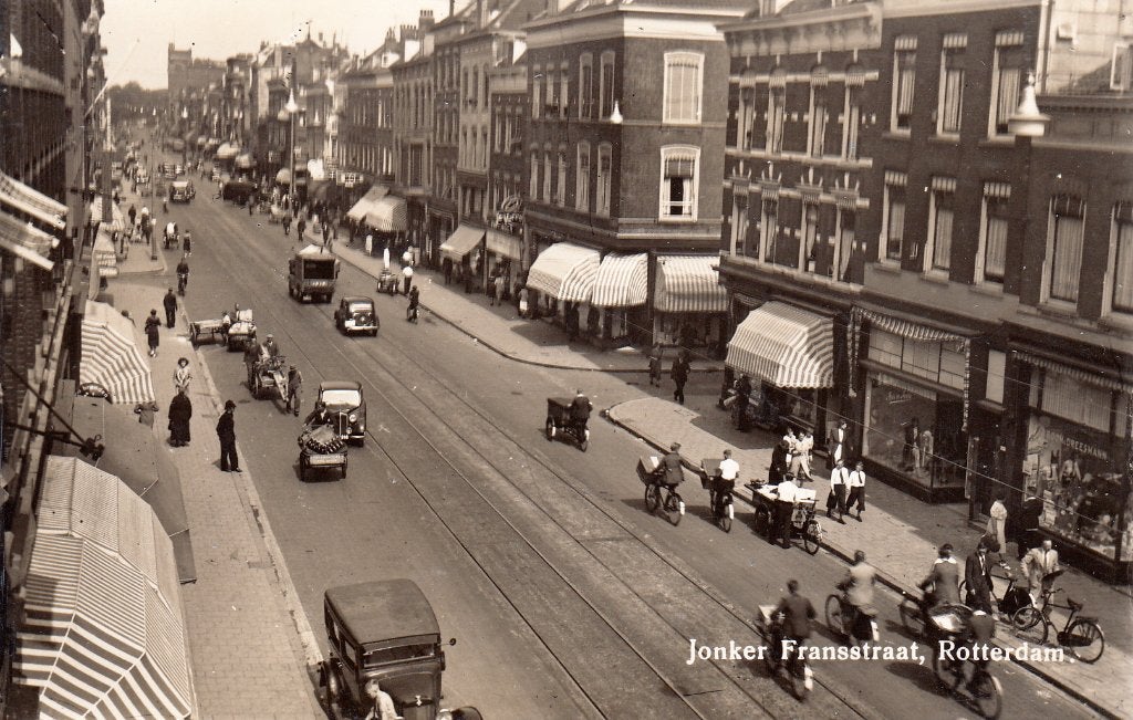Rotterdam   -   Jonker Fransstraat                 =0058=, Ophalen of Verzenden, 1920 tot 1940, Ongelopen, Zuid-Holland
