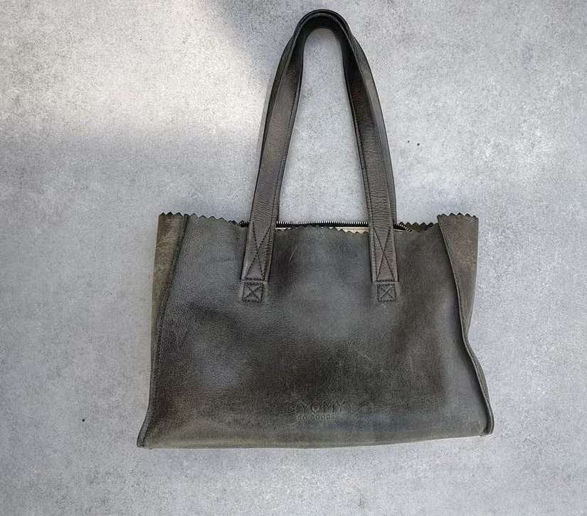 Myomy paperbag, Ophalen of Verzenden, Gebruikt, Overige kleuren, Handtas