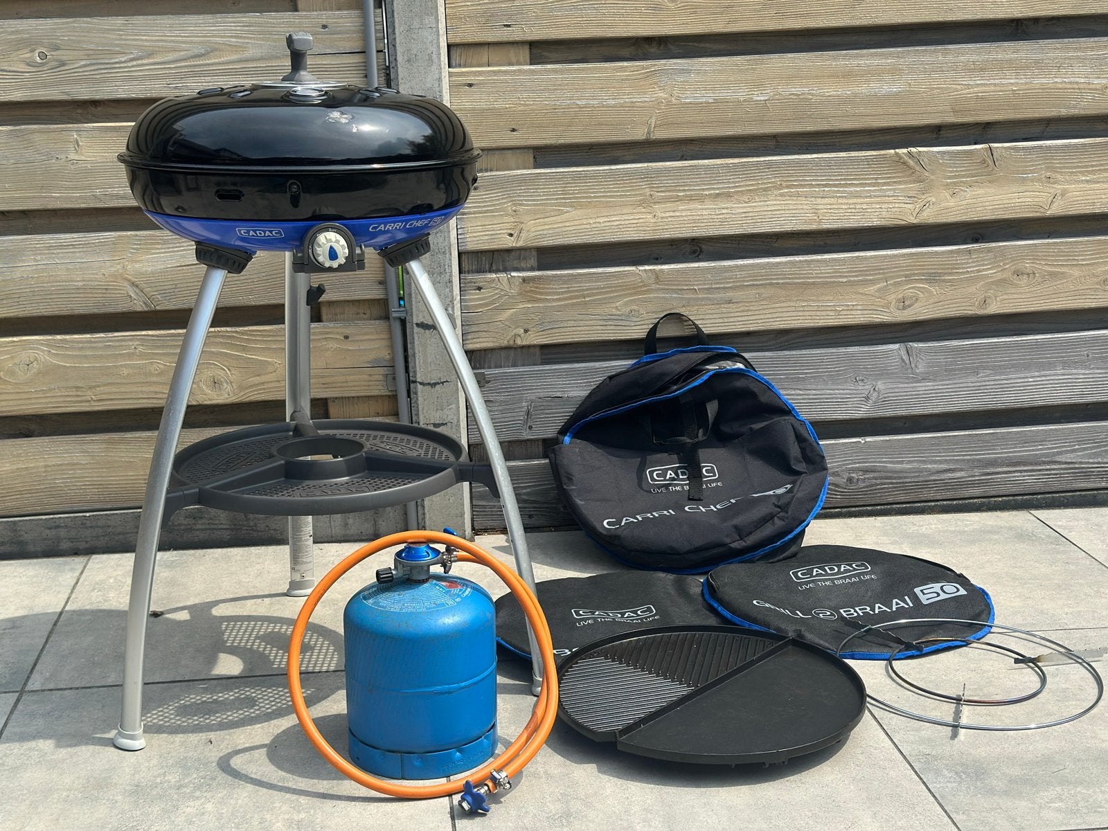 Cadac Carri Chef 50 BBQ met accessoires, Ophalen, Gebruikt