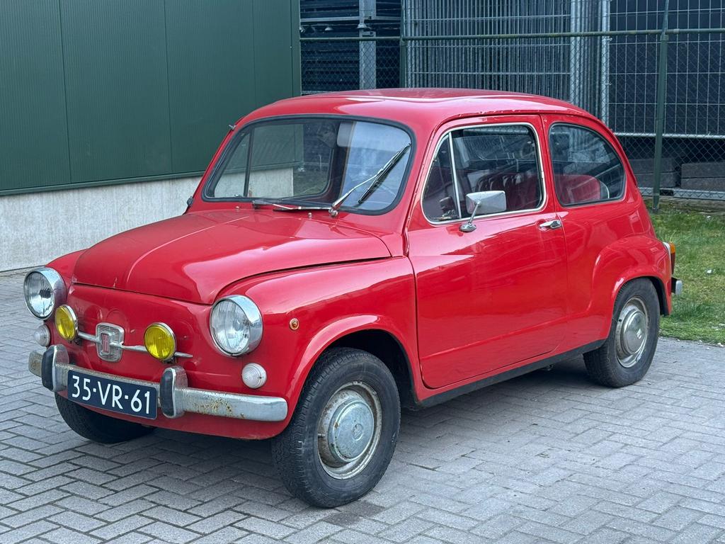 Zastava 750 0.8 S 1978 Rood fiat 600, foto 3