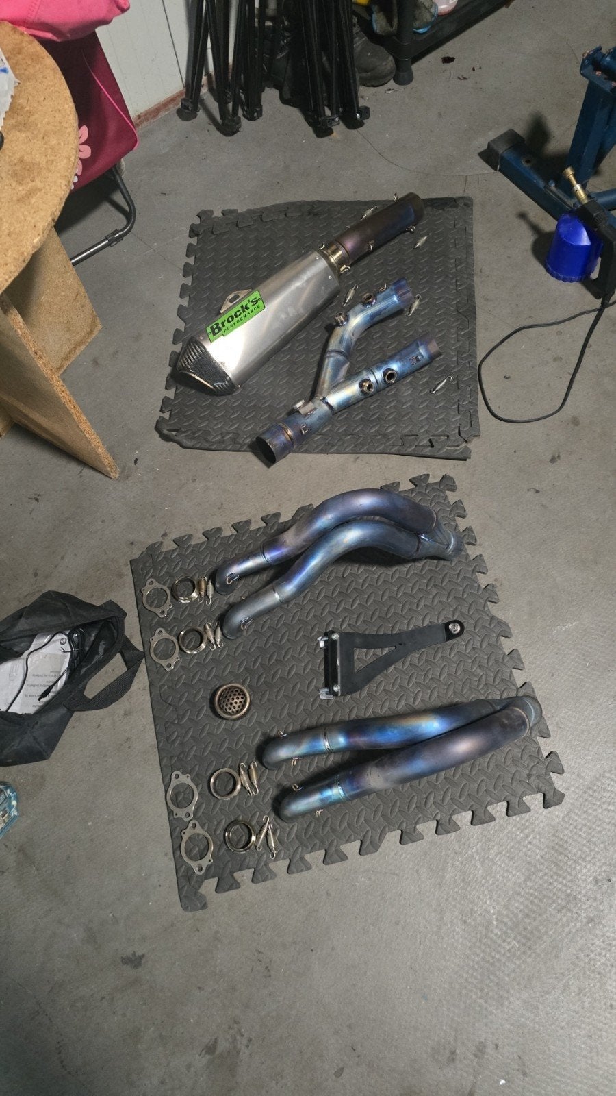 Brocks Performance CT Titanium Uitlaat Systeem BMW S1000RR, Ophalen of Verzenden, Gebruikt