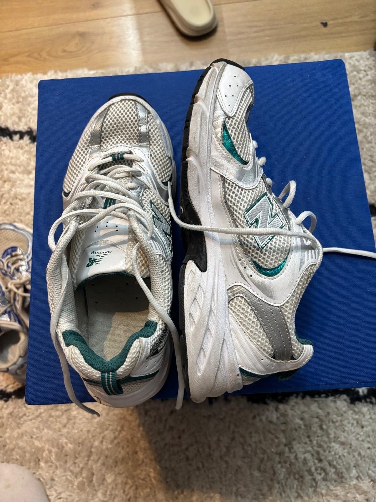 New Balance 530 Groen/Wit Maat 42.5, Ophalen of Verzenden, Sneakers of Gympen, Gedragen, Groen
