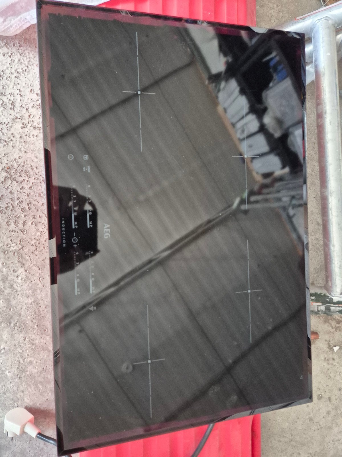 AEG HK65401FB Inductiekookplaat - 4 zones, Gebruikt, Inbouw, Inductie, 4 kookzones
