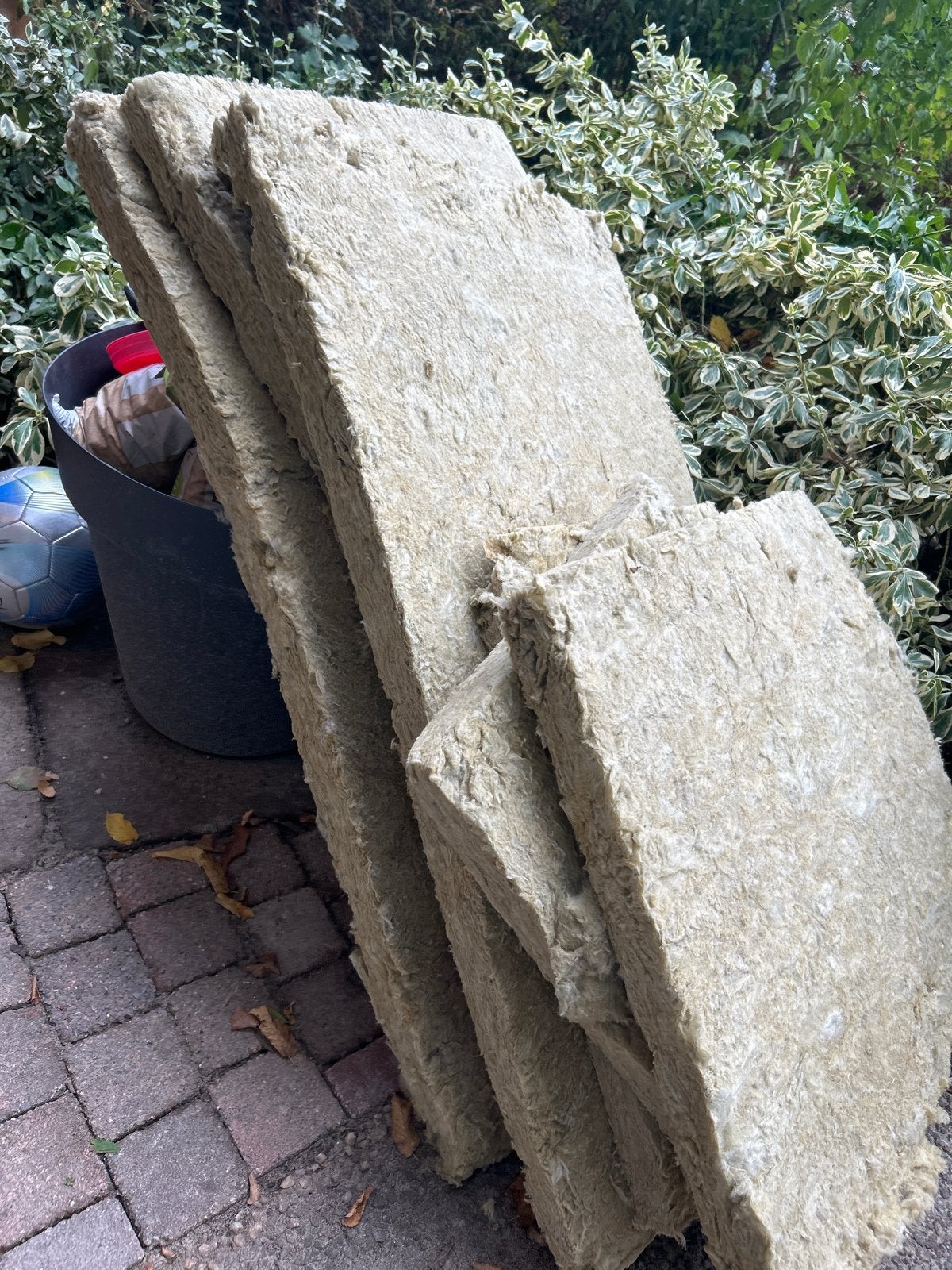 Steenwol isolatieplaten, Ophalen, Gebruikt, Steenwol, 5 tot 10 m²