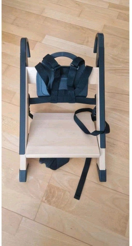 Stokke HandySitt Black - Draagbare Kinderstoel, Kinderen en Baby's, Ophalen of Verzenden, Meegroeistoel, Gordel(s)