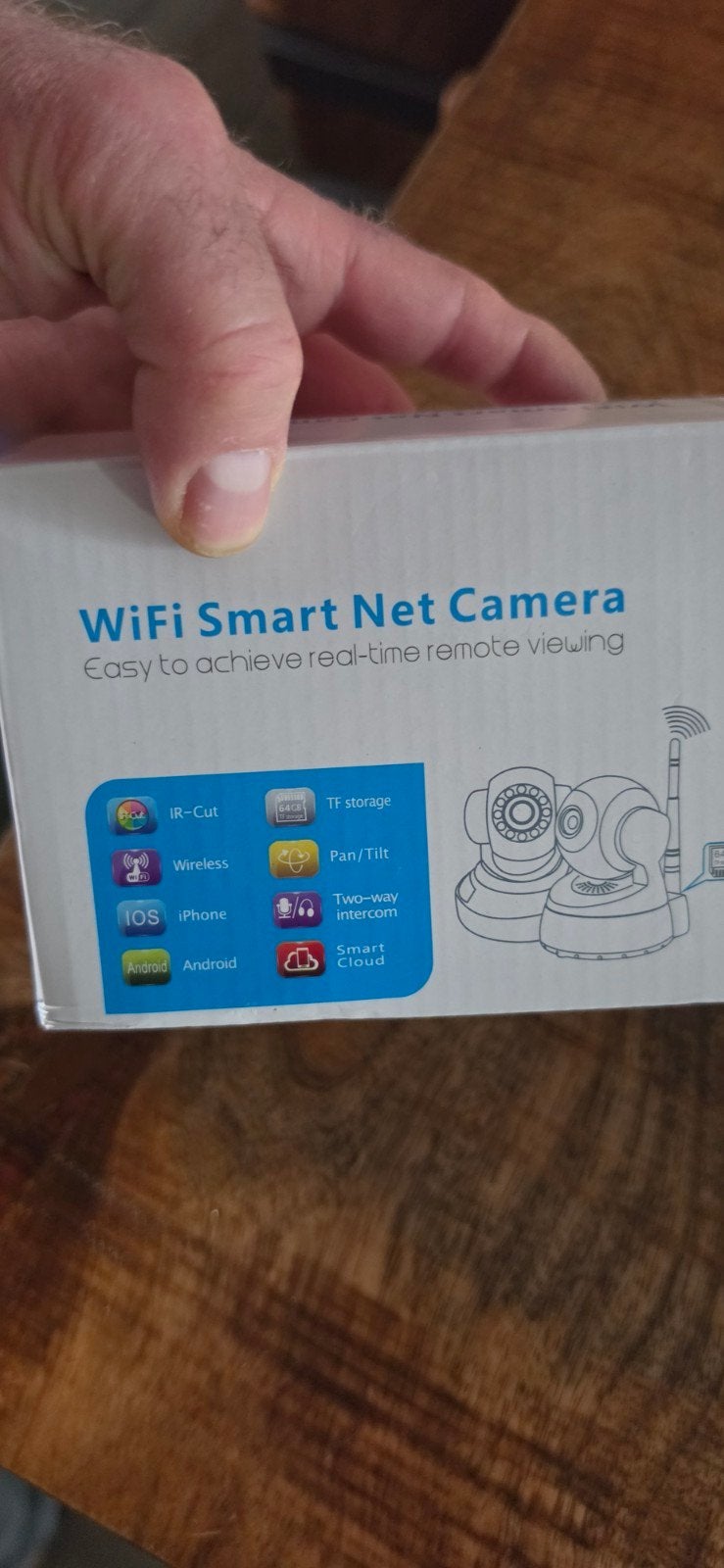2 STUk WiFi Smart Net Camera - V380 Pro Q21S, Ophalen of Verzenden, Nieuw, Binnencamera