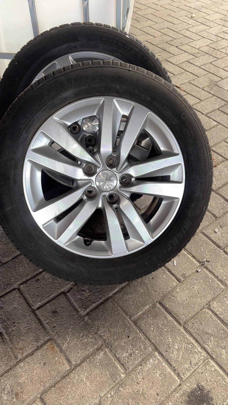 orginele peugeot velgen met winterbanden, Ophalen of Verzenden