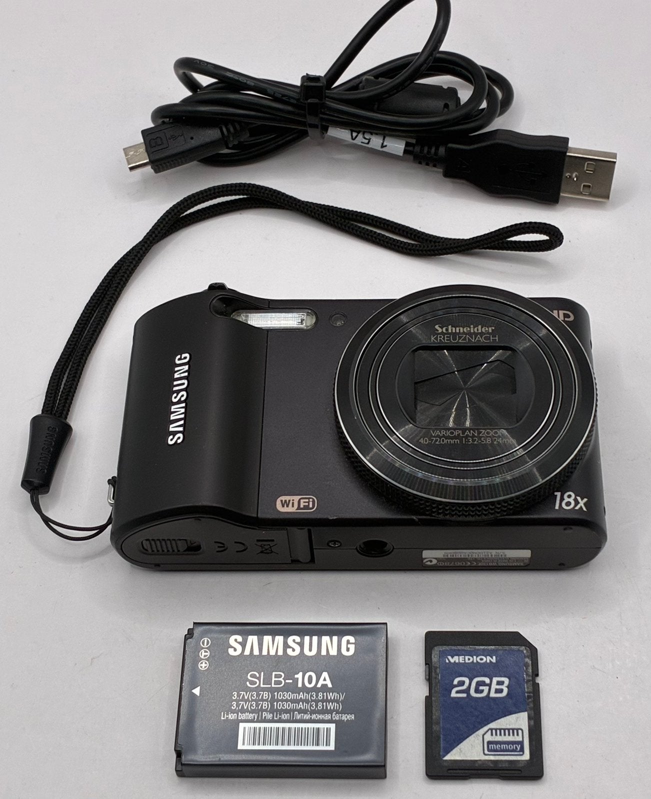 Samsung WB150F - compact camera, Ophalen of Verzenden, Zo goed als nieuw, Samsung, 8 keer of meer
