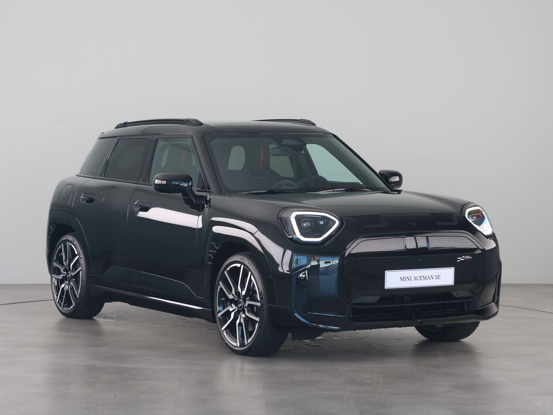 MINI Aceman SE John Cooper Works Pakket XL PRIVATE LEASE EUR, Auto's, Zwart, Zwart, Aceman, Nieuw