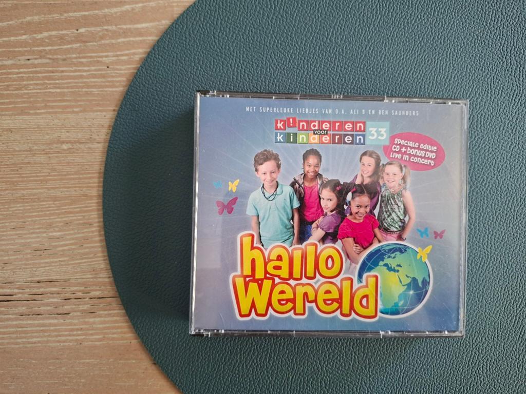 kinderen voor kinderen 33 hallo wereld 2cd, Ophalen of Verzenden, Zo goed als nieuw