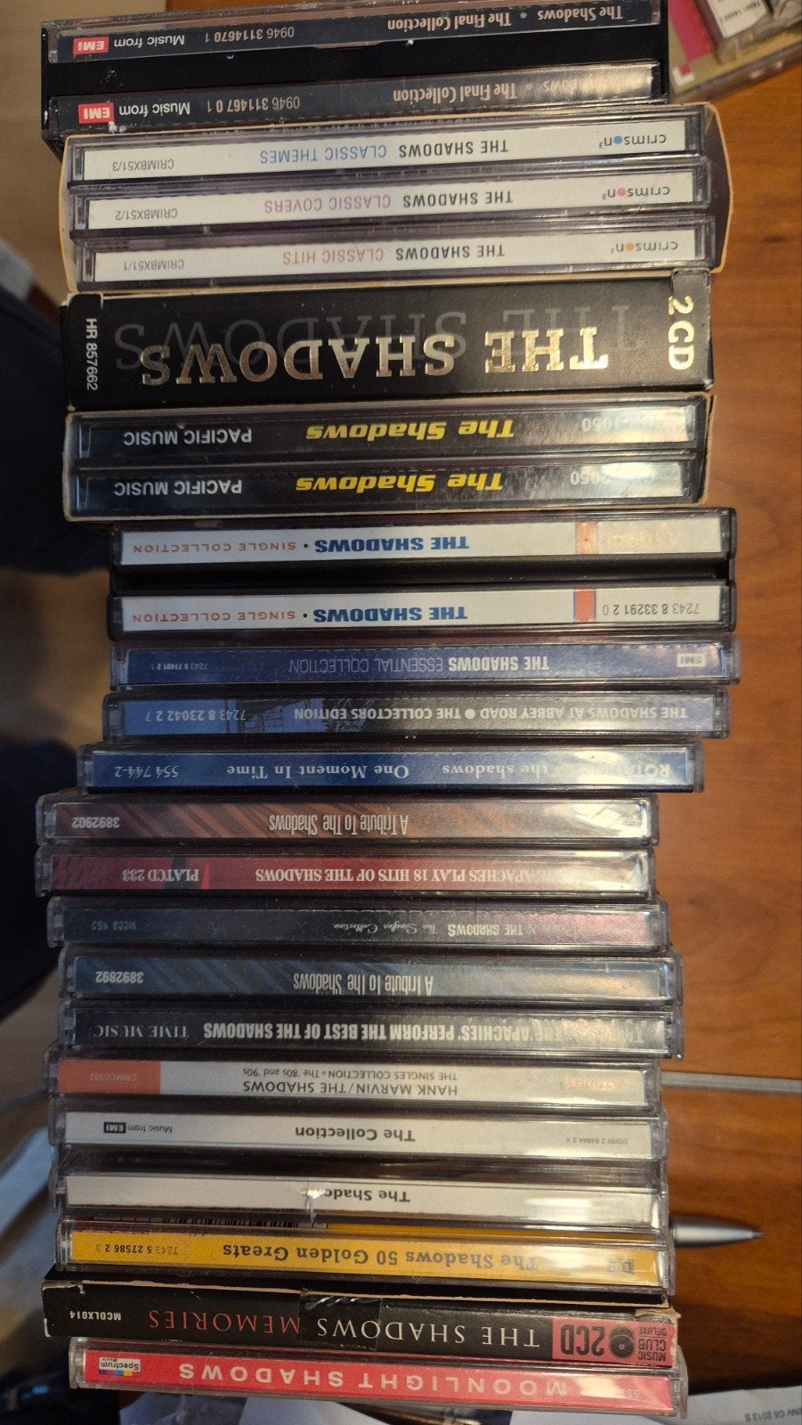 Grote collectie The Shadows CD's - Diverse albums, Rock, Gebruikt, Inclusief boekje, Ophalen of Verzenden
