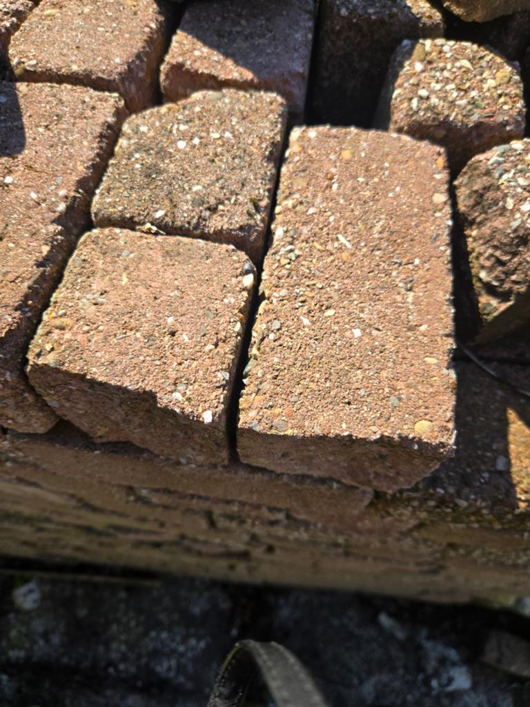 Gebruikte klinkers voor tuin of oprit, Ophalen, Gebruikt, Klinkers, 10 m² of meer