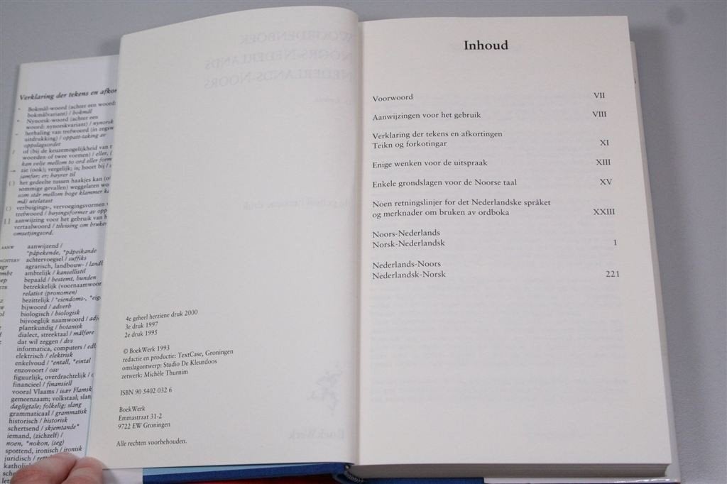 Woordenboek Noors-Nederlands, Nederlands-Noors, Ophalen of Verzenden, Gelezen, Van Dale