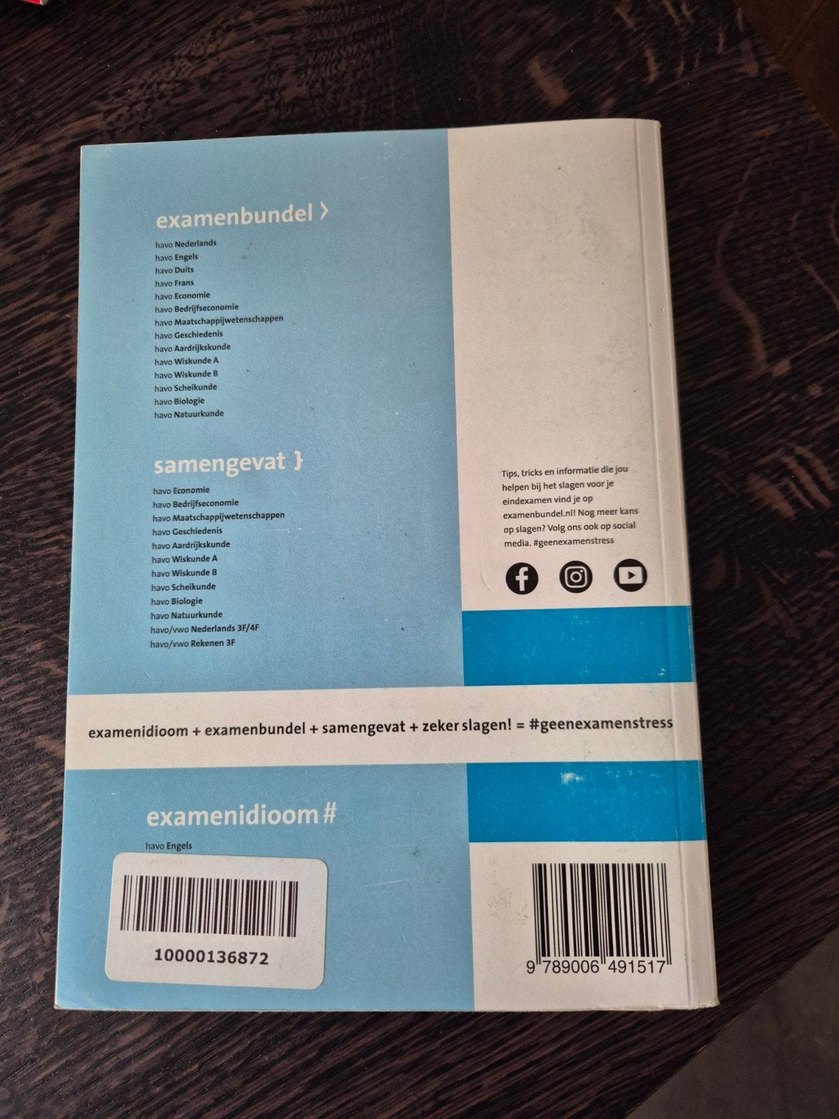 Examenbundel havo Aardrijkskunde 2021/2022, Ophalen
