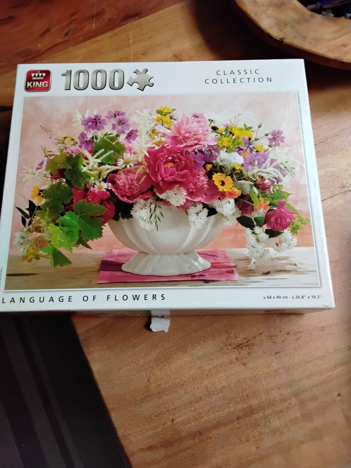 leg puzzel 1000STUKJES voor 1 euro, Ophalen of Verzenden, 500 t/m 1500 stukjes, Gebruikt, Legpuzzel