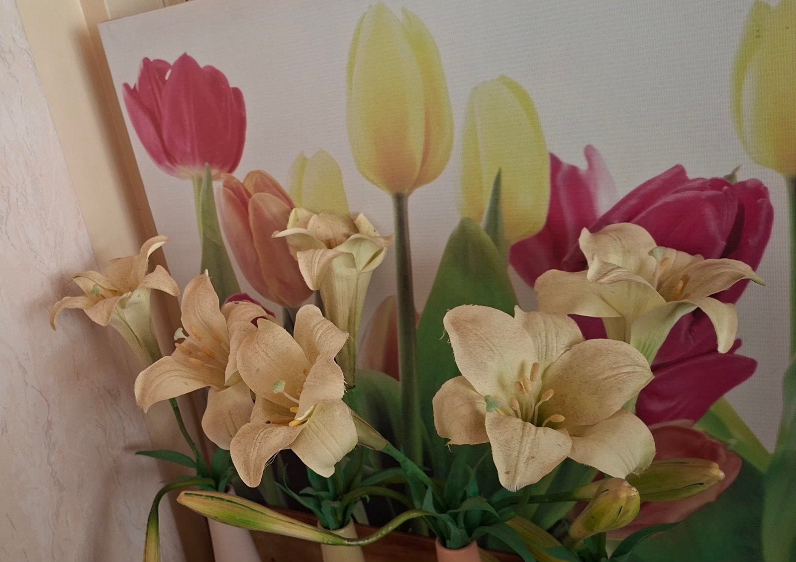 amaryllis kunstbloemen, Ophalen