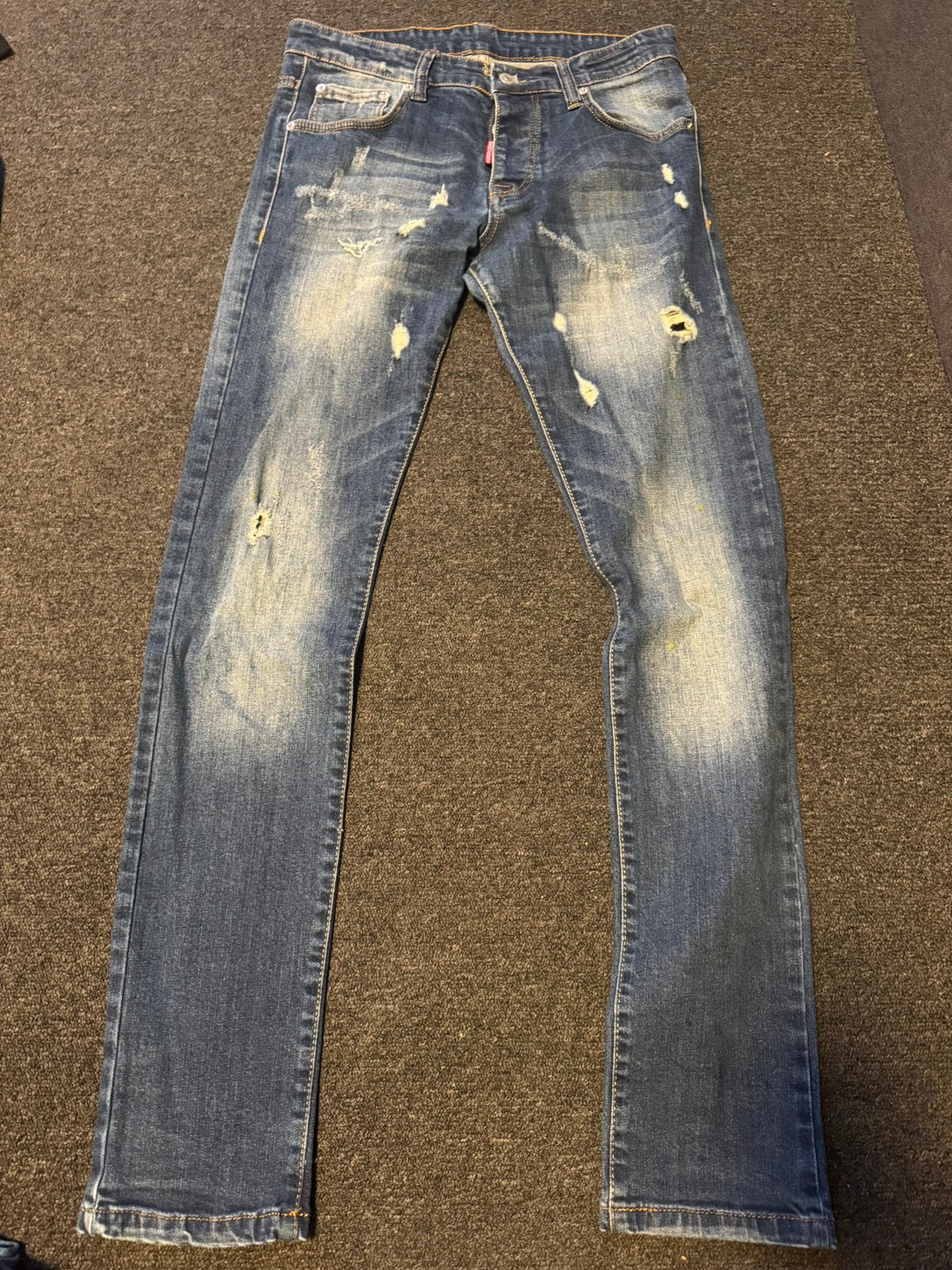 Dsquared2 spijkerbroek – maat 50, Ophalen, Zo goed als nieuw, Blauw, W33 - W34 (confectie 48/50)
