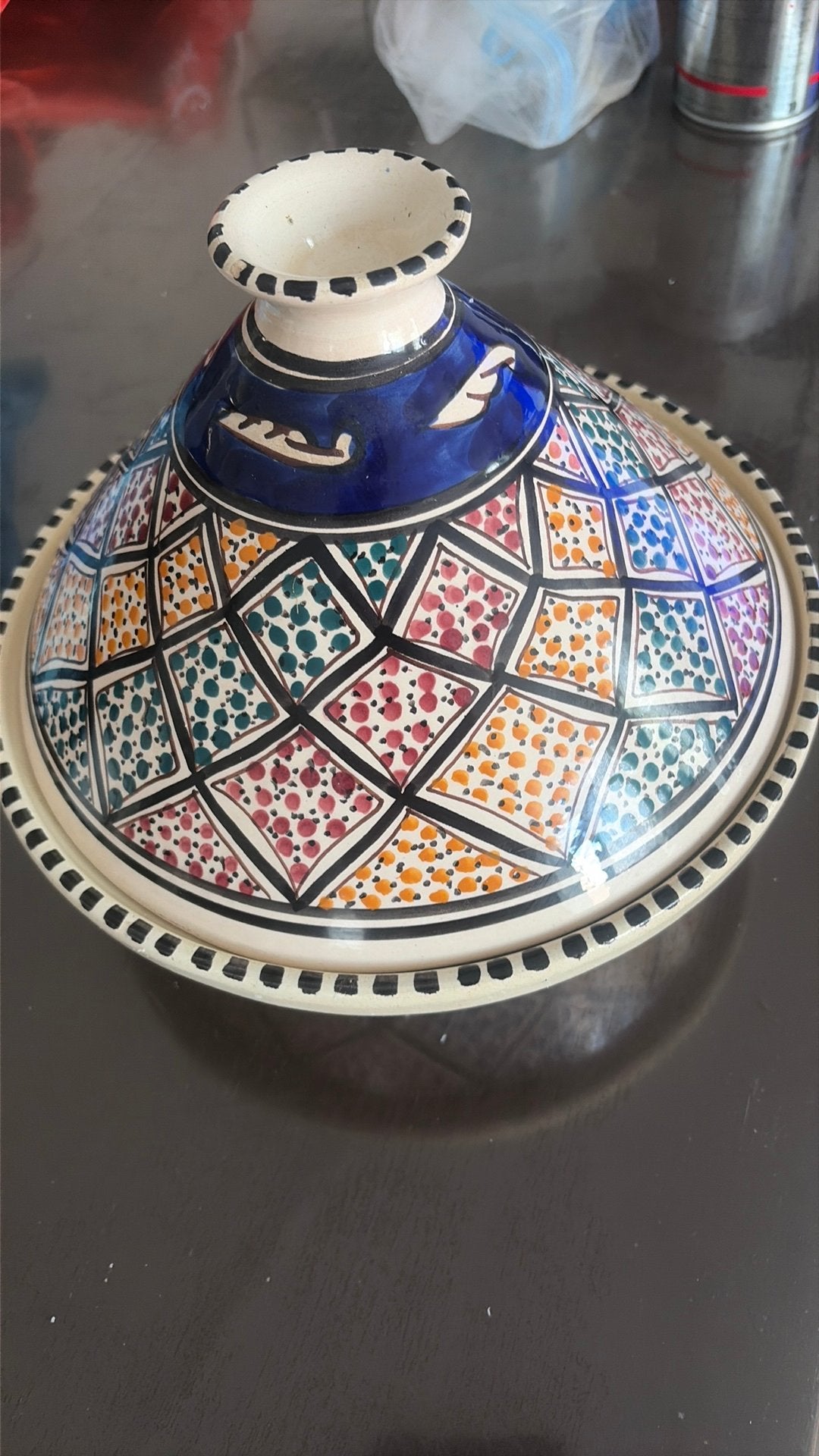Tajine, Ophalen, Gebruikt