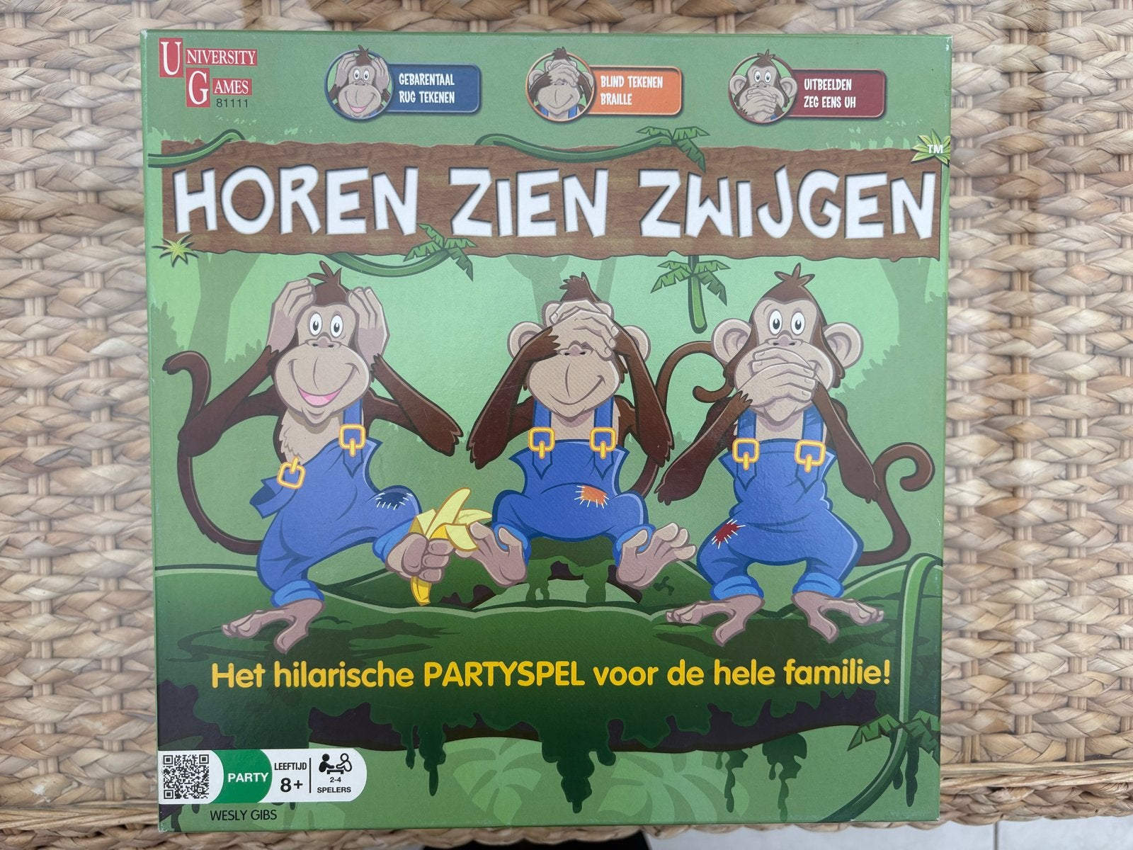 Horen Zien Zwijgen - Het hilarische partyspel!, Hobby en Vrije tijd, Gezelschapsspellen | Bordspellen, Een of twee spelers, Ophalen of Verzenden