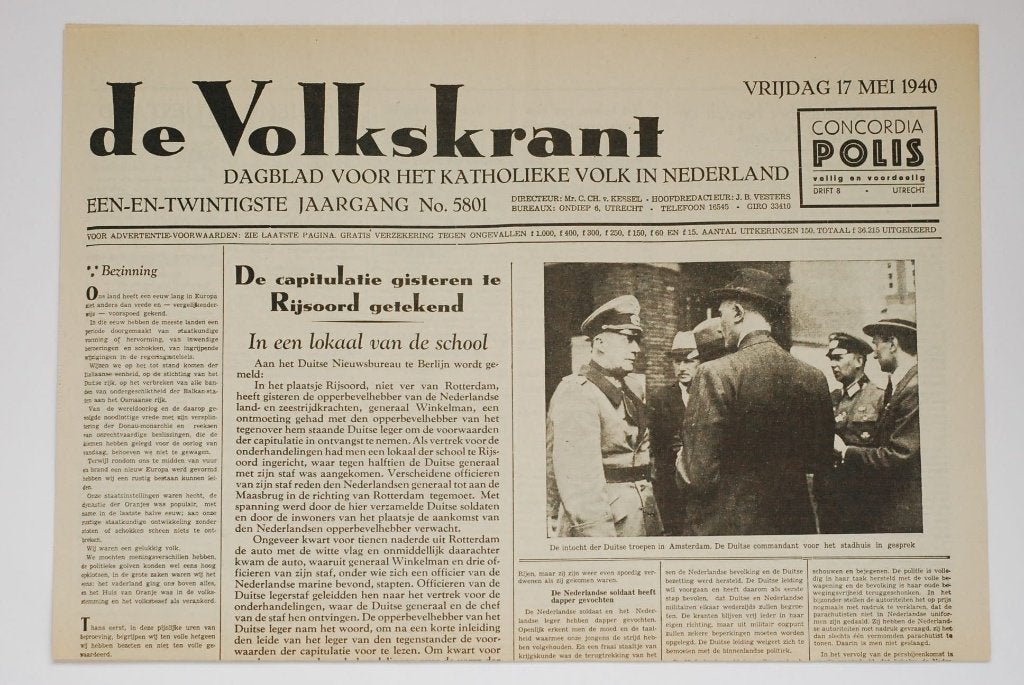 17 mei 1940 - De Volkskrant | Heruitgave 1994