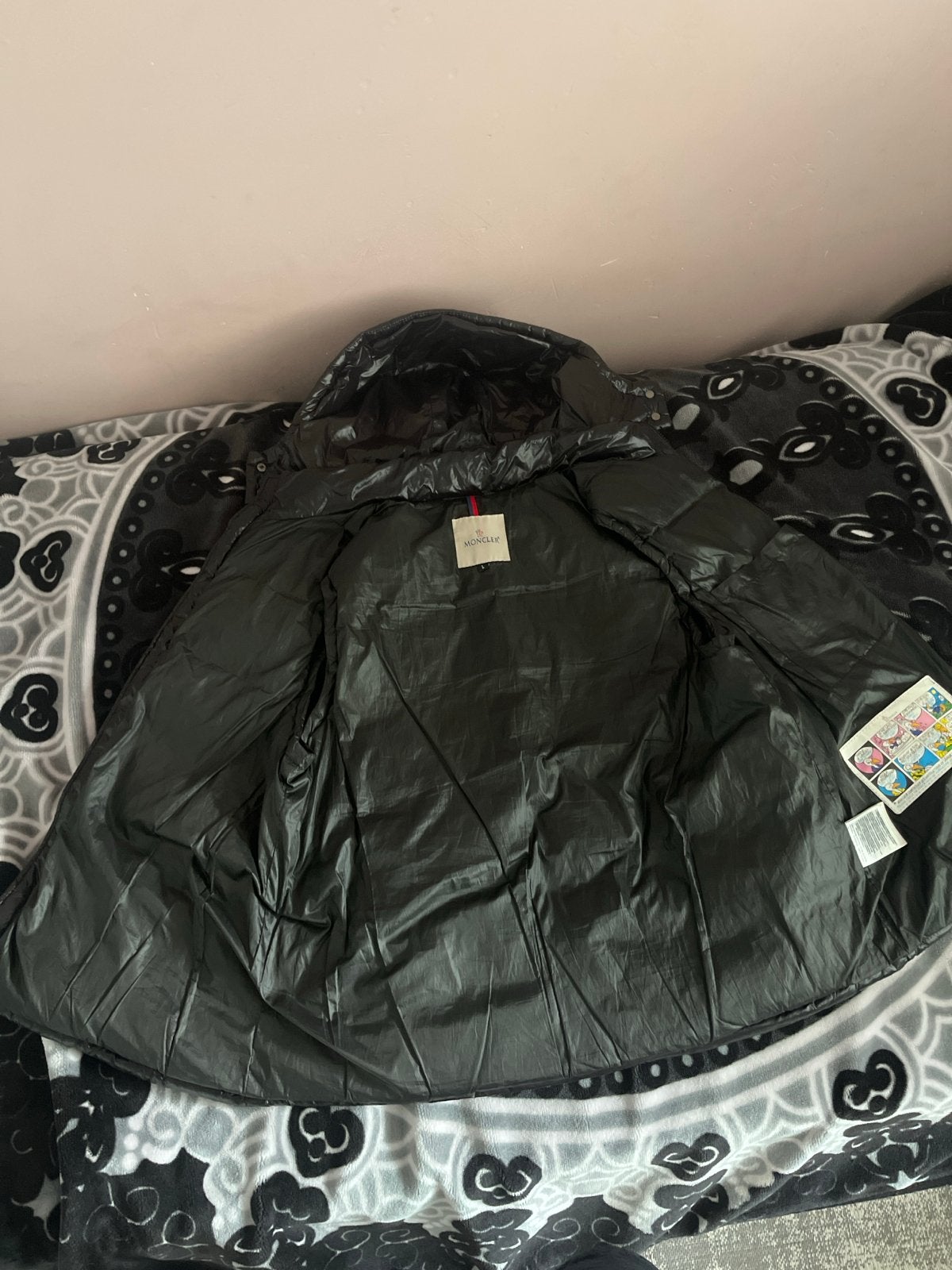 Moncler bodywarmer/jas (2-in-1) - Zwart - Maat L, Kleding | Heren, Ophalen of Verzenden, Zo goed als nieuw, Maat 52/54 (L), Zwart