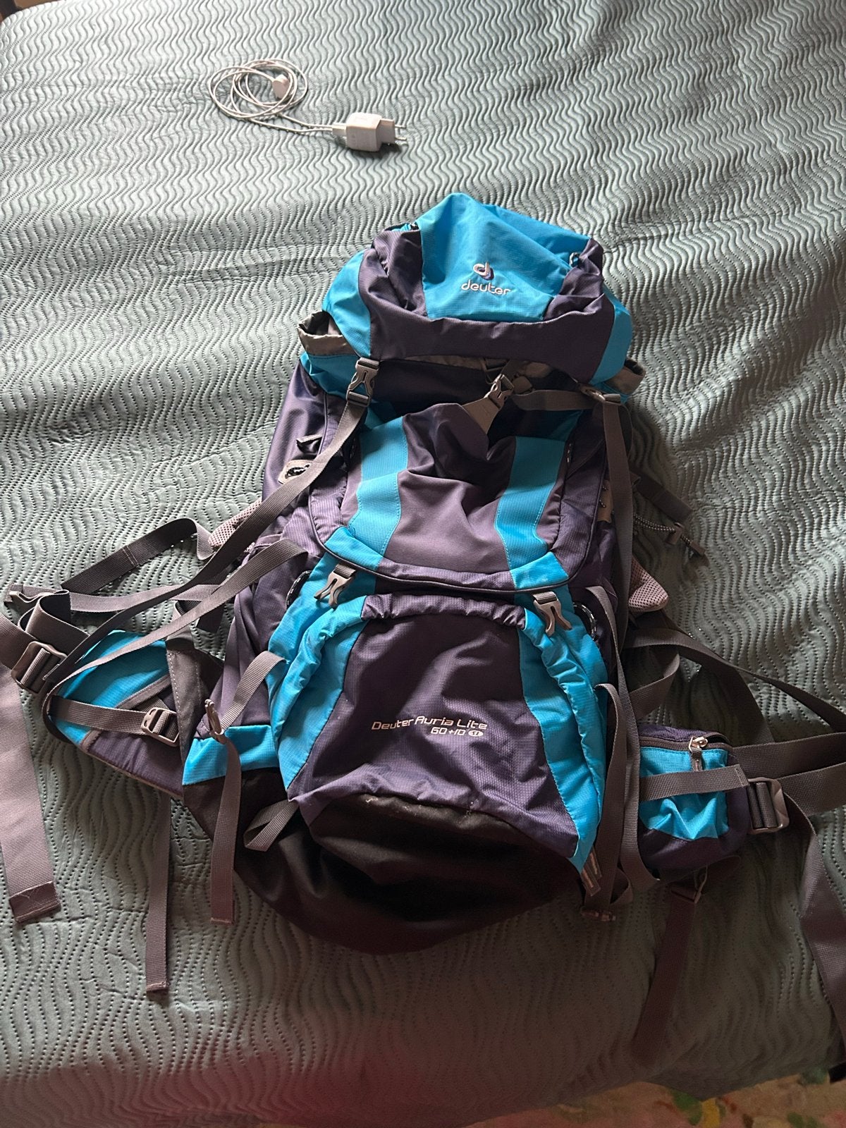 Deuter Aura Lite 60+10L rugzak met flightbag, Sport en Fitness, Bergsport en Wandelen, Ophalen of Verzenden, Zo goed als nieuw