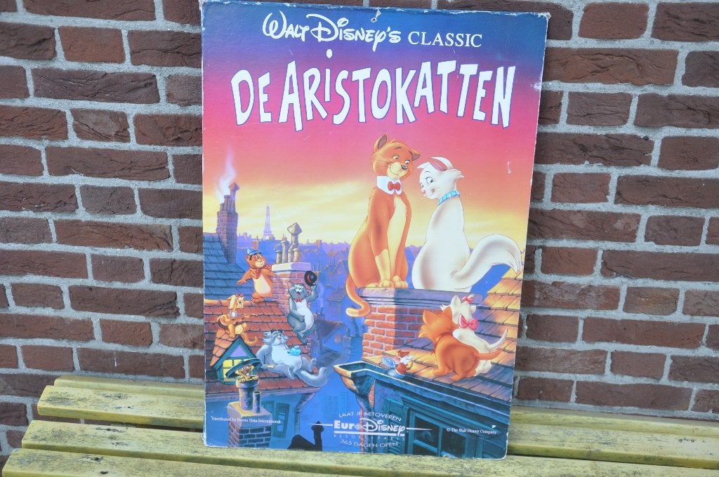 de Aristokatten poster, Ophalen, Overige figuren, Gebruikt, Plaatje of Poster