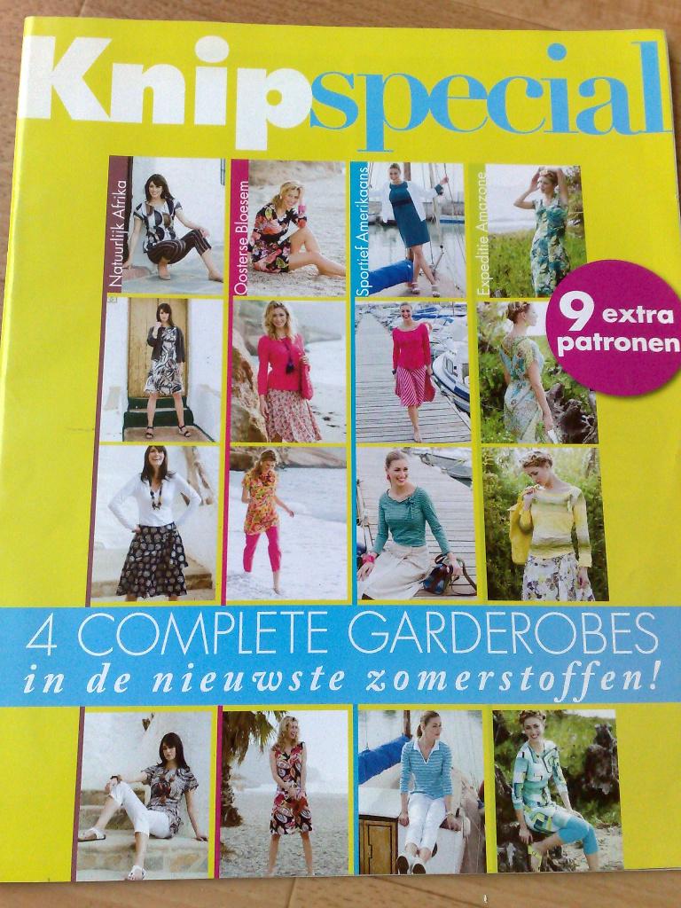 Knipmode special bijlage (9 extra zomer patronen) 2009, Hobby en Vrije tijd, Kledingpatronen, Verzenden, Zo goed als nieuw, Vrouw