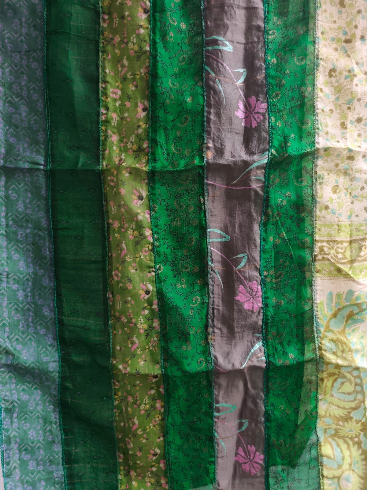 Otracosa Indiase zijden uniseks boho sjaal, 182x46 cm, Maat 42/44 (L), Ophalen of Verzenden, Zo goed als nieuw, Sjaal