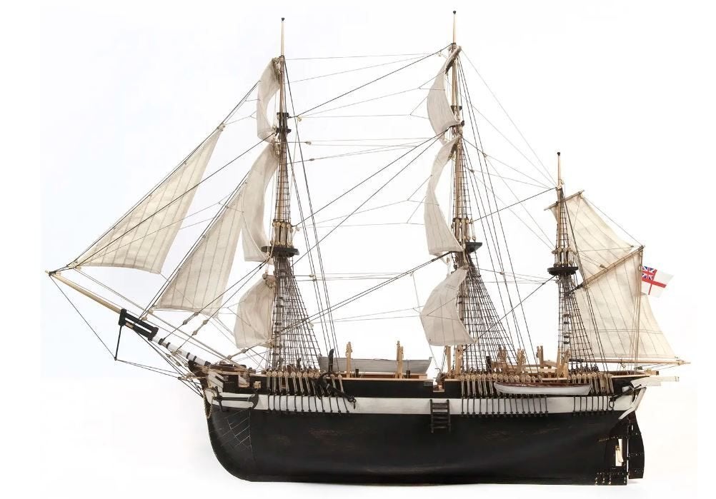 Occre 1:75 Hms Terror, Hobby en Vrije tijd, Overige merken, -, Verzenden, -