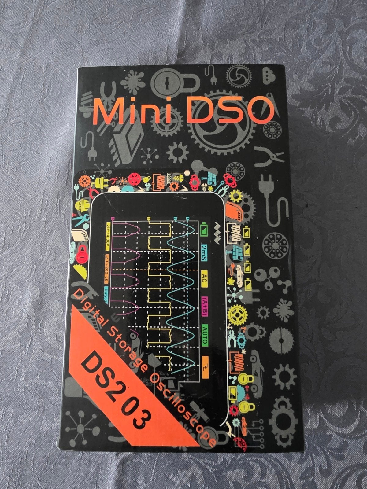 Miniware DS203 Mini DSO Oscilloscoop kanalen + accessoire, Ophalen of Verzenden