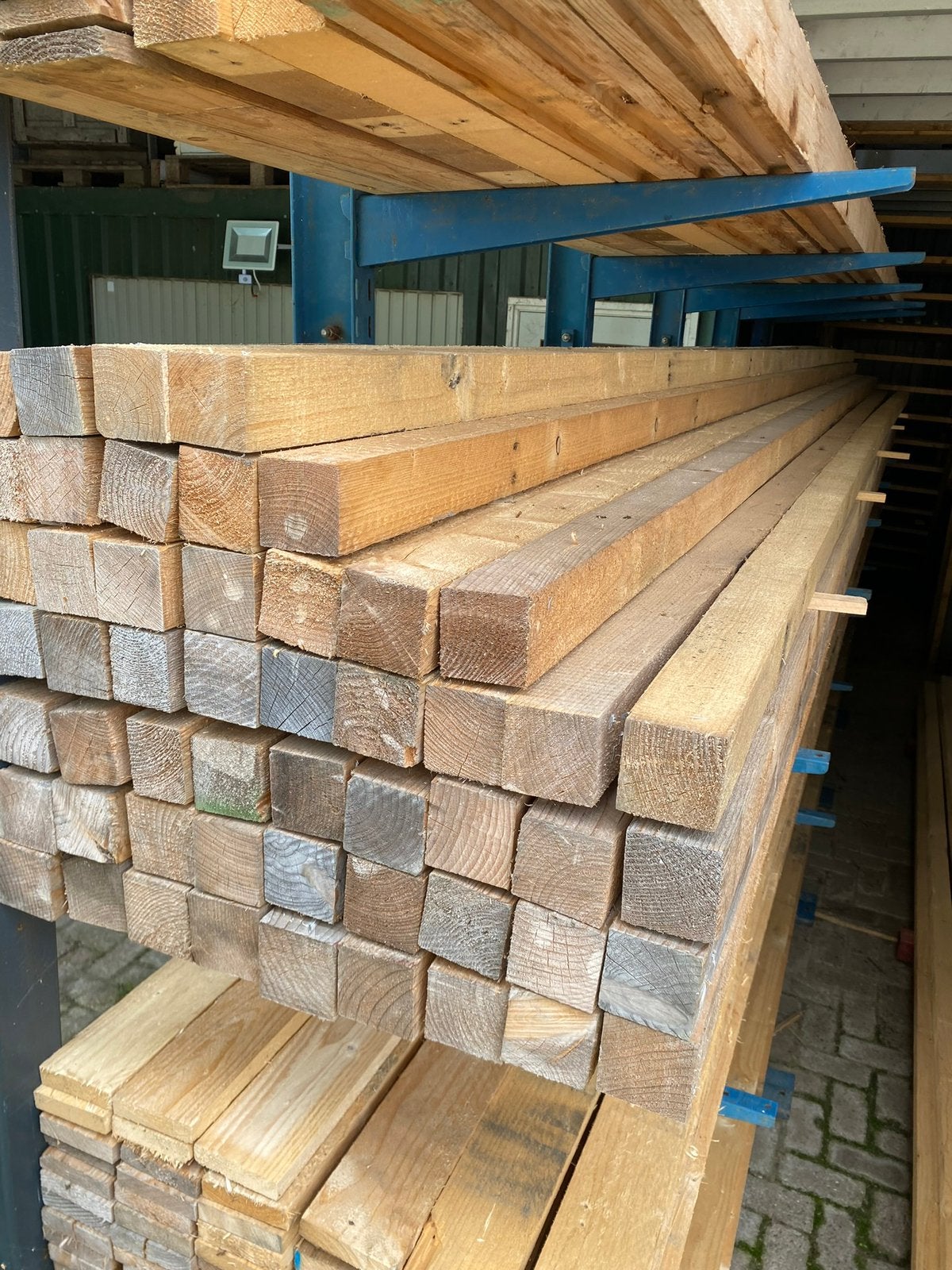 Palen 6 meter, Ophalen, Zo goed als nieuw, 250 cm of meer, Balken
