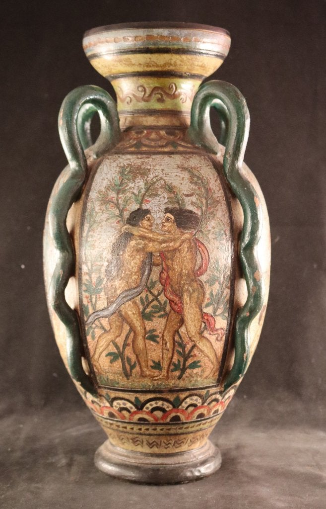 Mooie mediterrane terracotta vaas, Ophalen of Verzenden