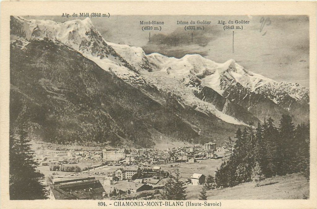 701-497-011 Chamonix, Ophalen of Verzenden, Voor 1920, Frankrijk