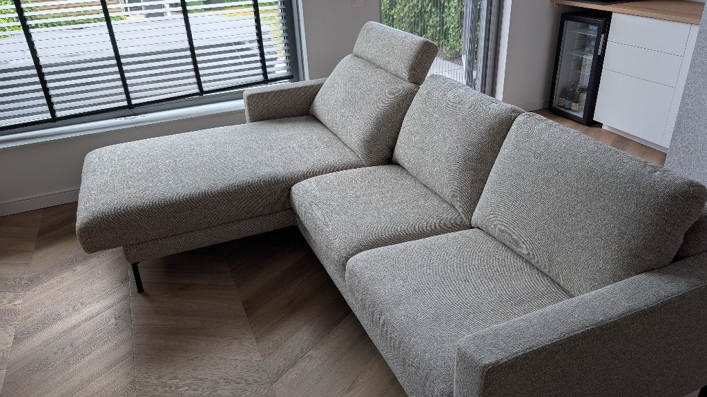 NIEUWE Prominent Senso Bank met Elektrische Relaxfunctie, Ophalen, 250 tot 300 cm, Nieuw, Vierpersoons of meer