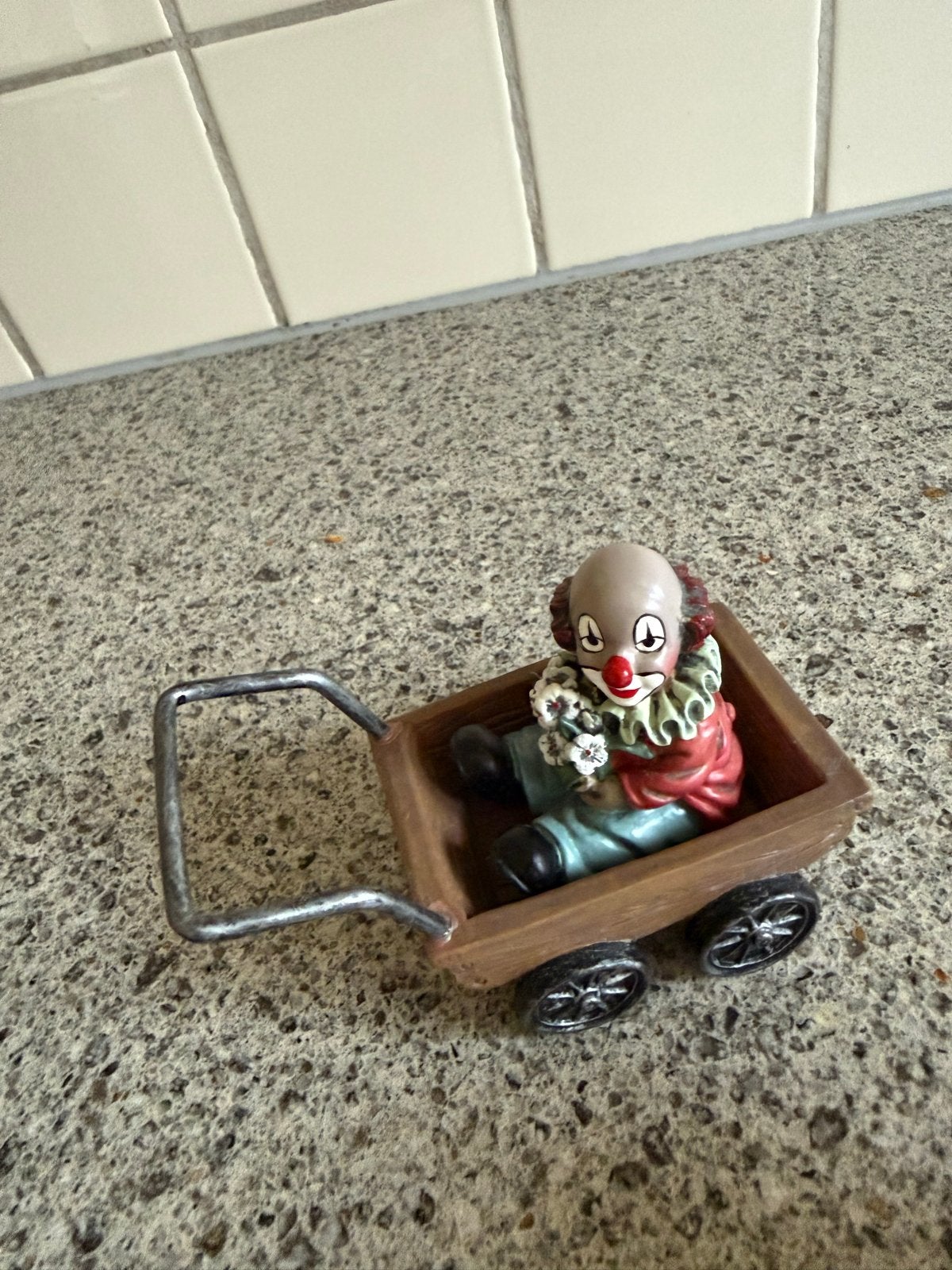 Collectie van 7 clown beeldjes - Diverse uitvoeringen, Ophalen of Verzenden, Gebruikt, Mens