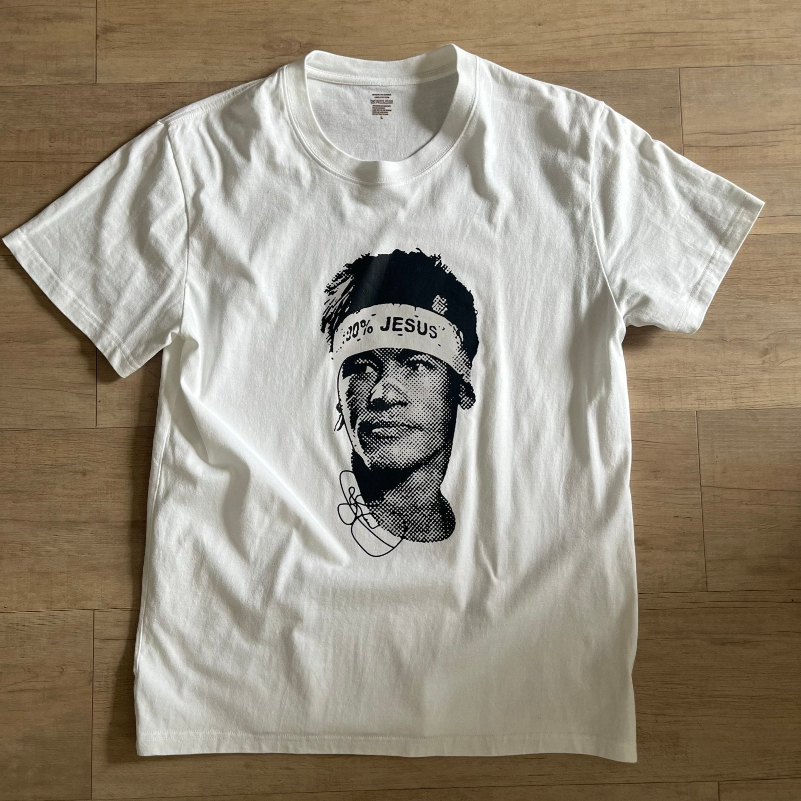 Neymar Brazilië T-shirt Maat L, Wit, Maat 42/44 (L), Ophalen of Verzenden, Zo goed als nieuw