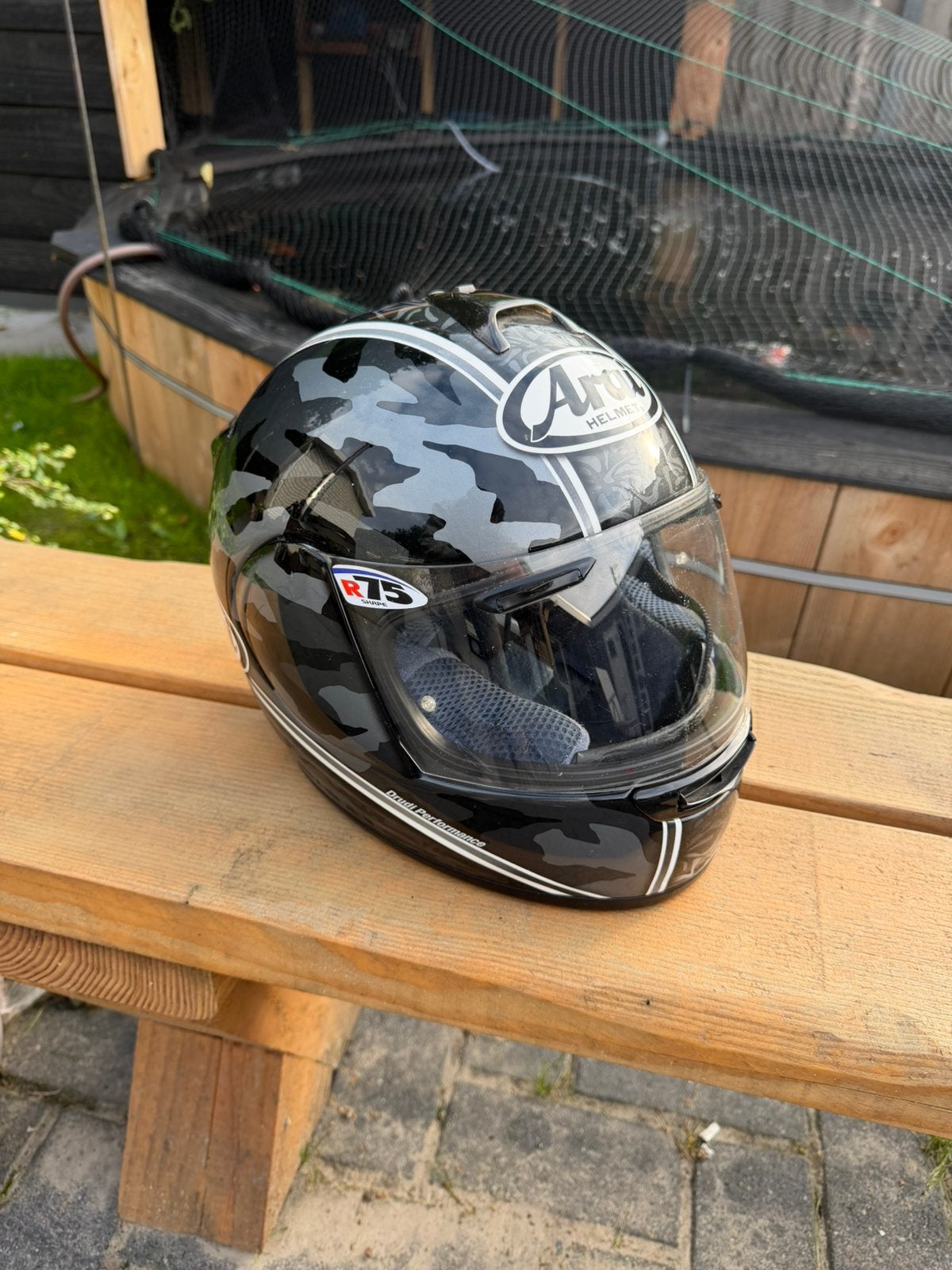 Arai Chaser Drudi Performance special paint, Ophalen of Verzenden, Tweedehands, Integraalhelm, Arai