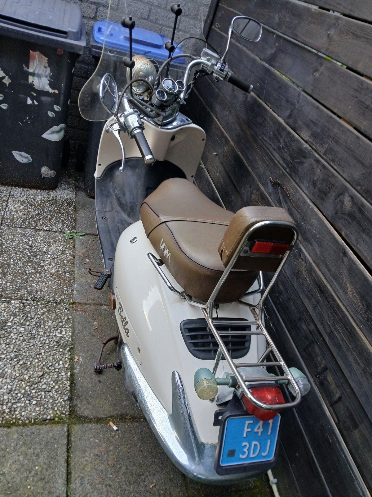 Grande retro snor scooter weinig km, Ophalen, Gebruikt, Benzine, Overige merken
