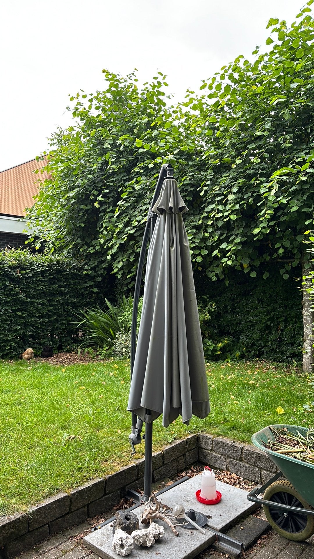 Parasol, Tuin en Terras, Parasols, Ophalen, Gebruikt, 2 tot 3 meter, Zweefparasol