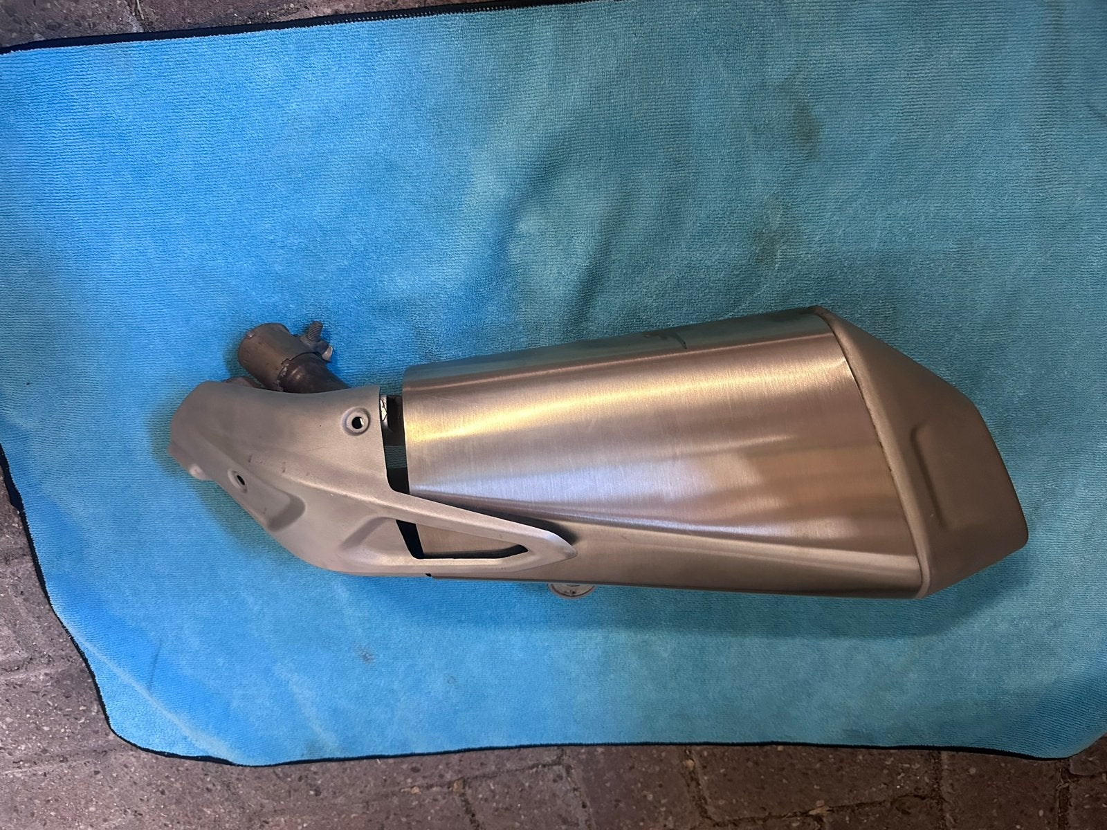 BMW S1000XR Slip-on uitlaat (bj 2018), Motoren, Onderdelen | BMW, Ophalen of Verzenden, Gebruikt