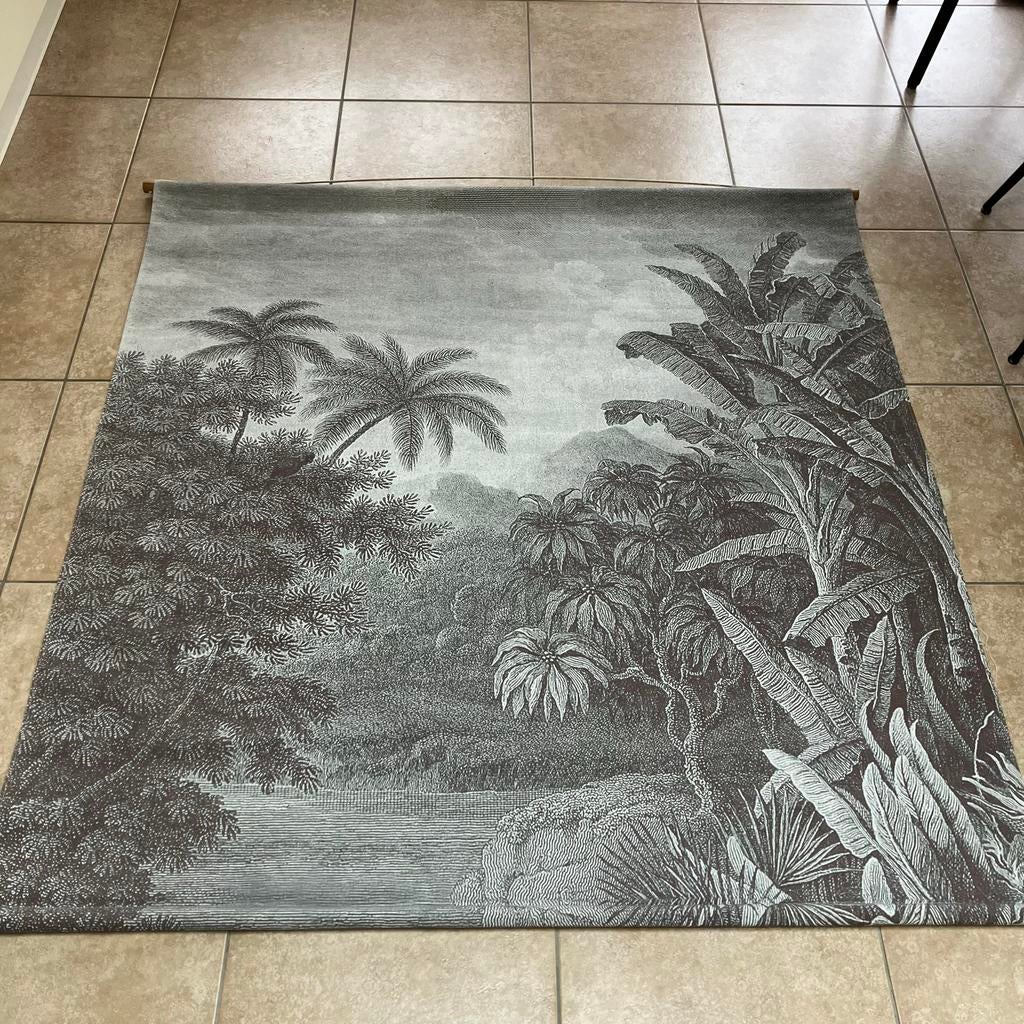 HKliving Jungle Wanddecoratie XXL - 150x150cm, Huis en Inrichting, Woonaccessoires | Wanddecoraties, Ophalen, Zo goed als nieuw