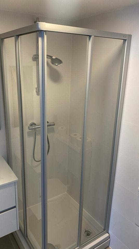 NIEUW ! Duka Douchecabine met Grohe Thermostaatkraan, Ophalen, Nieuw, Chroom, Douche