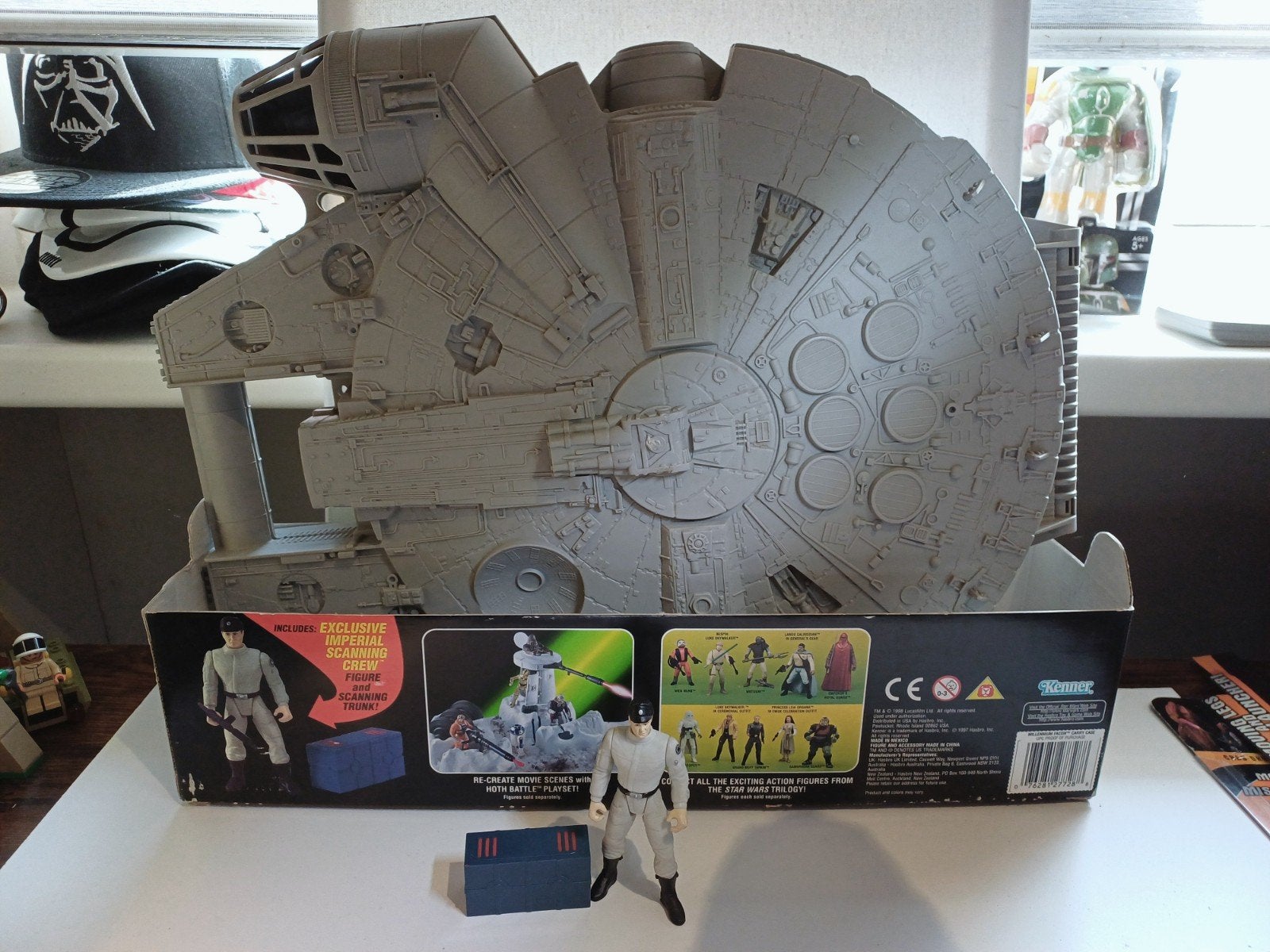 Star Wars POTF Millennium Falcon carry case scanning crew, Ophalen of Verzenden, Actiefiguurtje