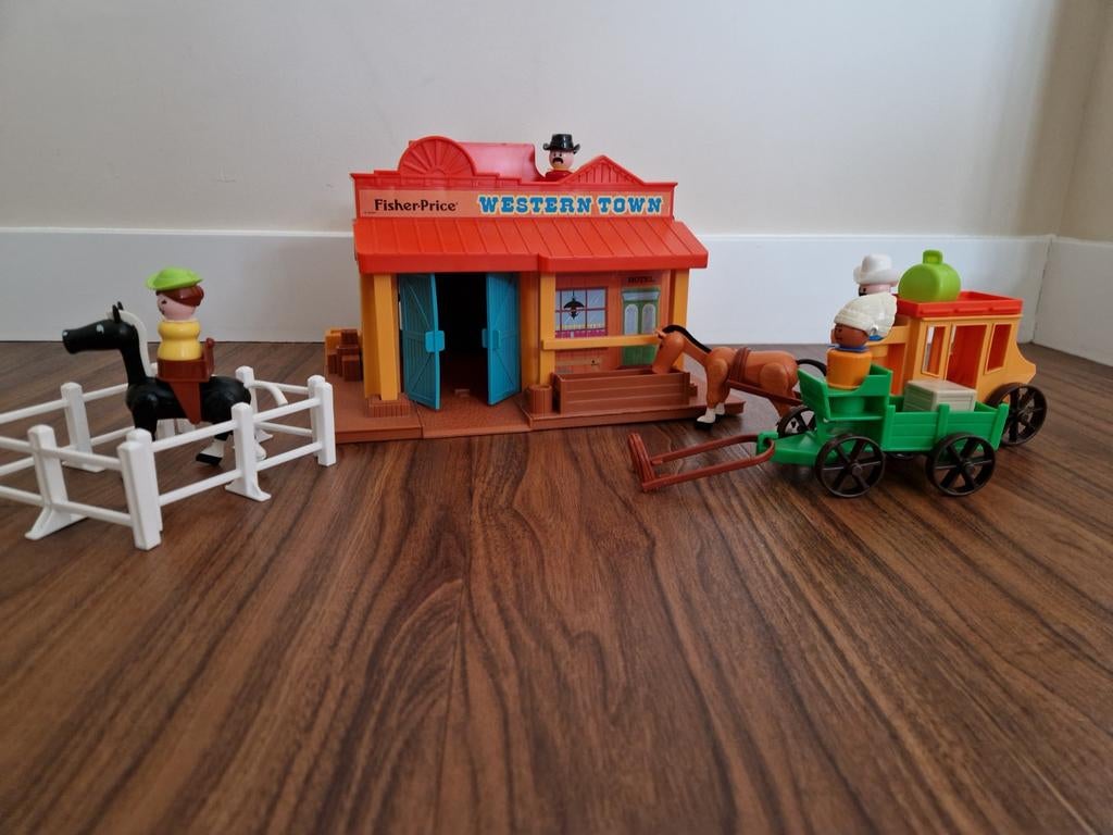 Fisher Price western town., Ophalen of Verzenden, Gebruikt