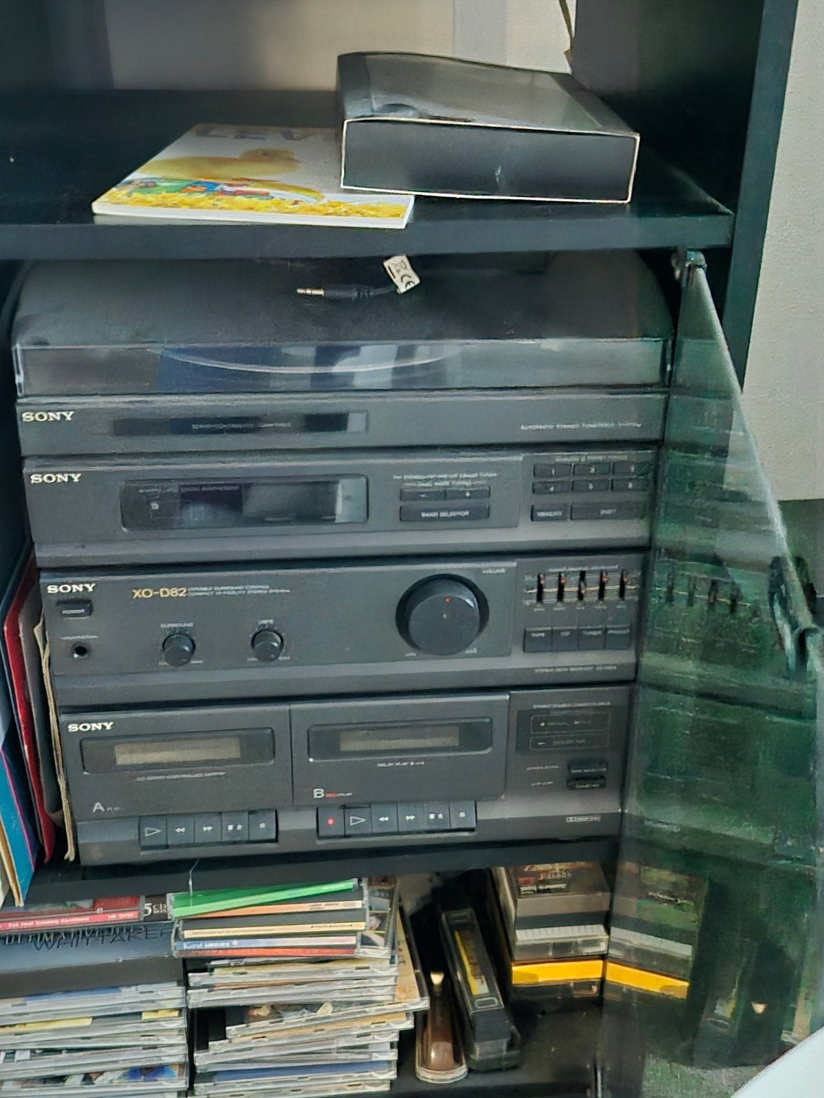 Sony Stereo Set XO-D82 met dubbel cassettedeck en tuner, Ophalen