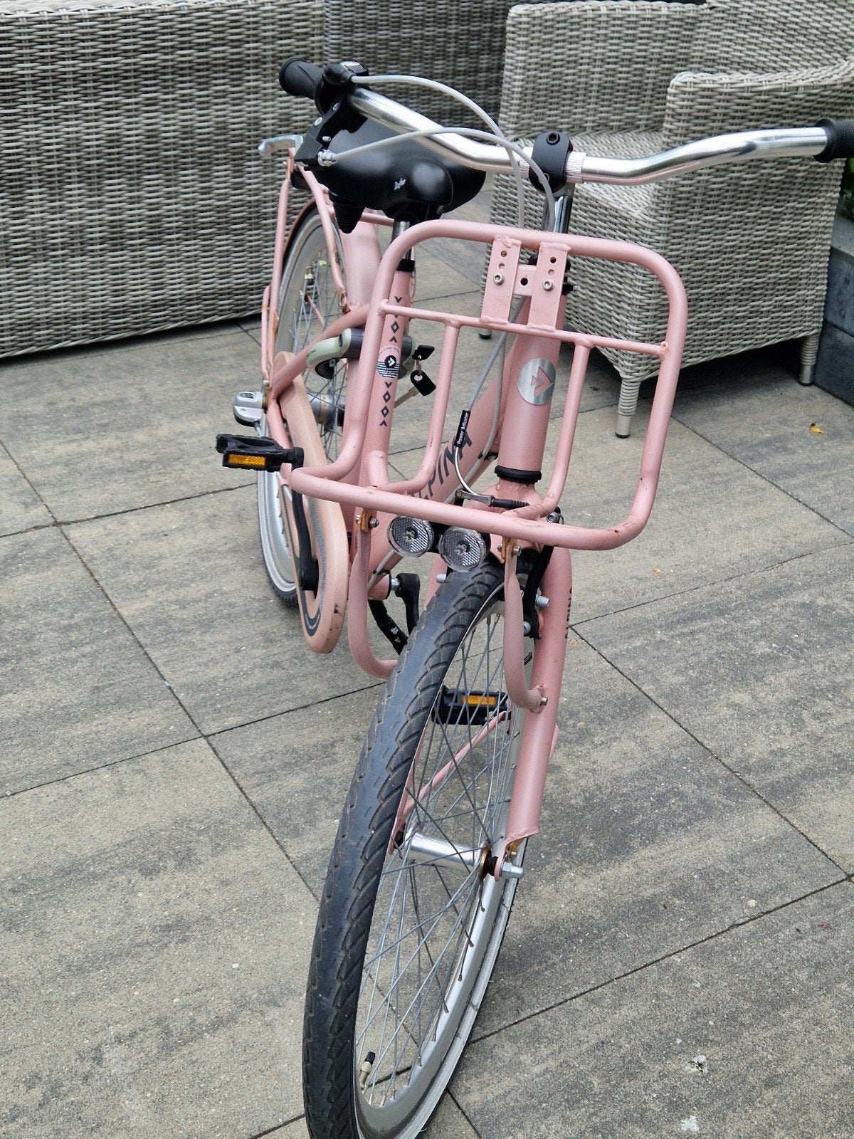 24 inch Alpina roze kinderfiets, Fietsen en Brommers, Fietsen | Dames | Damesfietsen, Minder dan 47 cm, Ophalen, Gebruikt, Overige merken