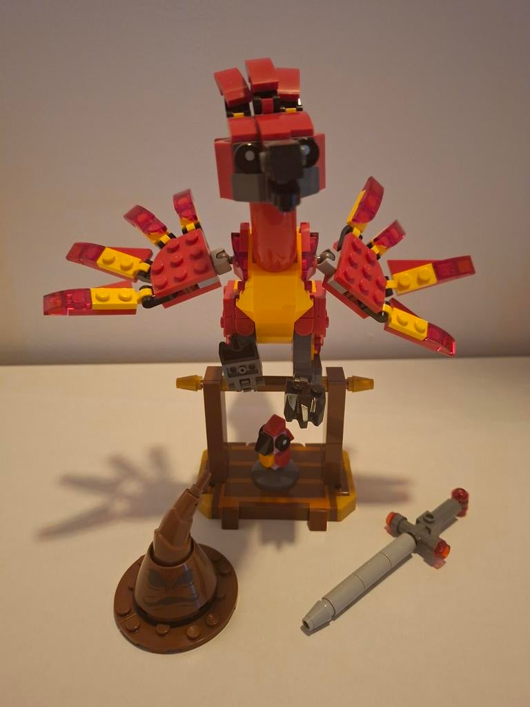 LEGO Harry Potter Fawkes Dumbledore's Phoenix 76448, Ophalen of Verzenden, Zo goed als nieuw, Overige typen